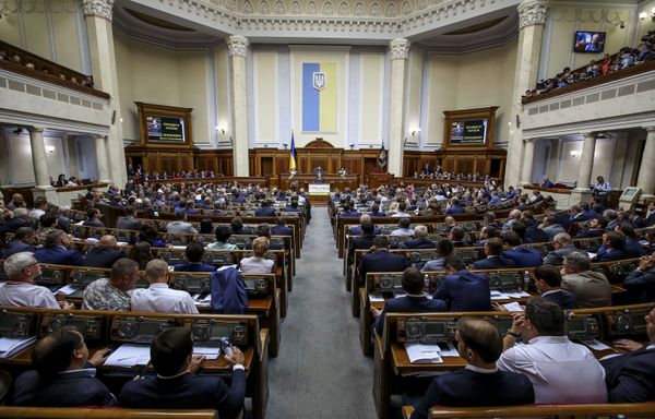 Заседание Верховной рады Украины