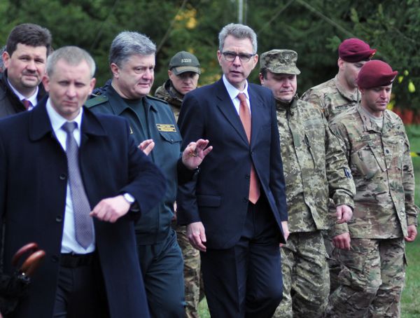 Американские военные инструкторы прибыли на Украину Американские военные инструкторы прибыли на Украину