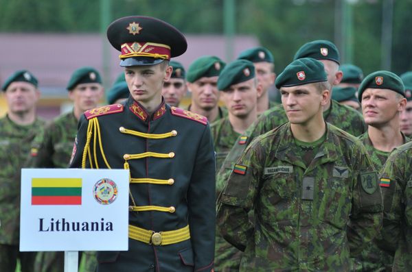 Церемония открытия международных военных учений Репид Трайдент - 2015