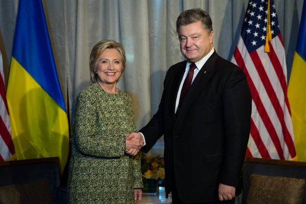 Встреча президента Украины П. Порошенко с Х. Клинтон Встреча президента Украины П. Порошенко с Х. Клинтон