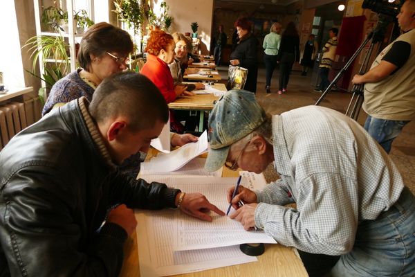 Первый этап праймериз в Донецке