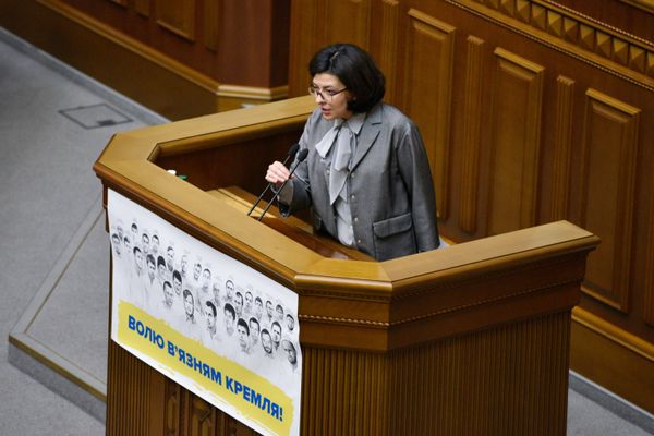 Заседание Верховной рады Украины в Киеве