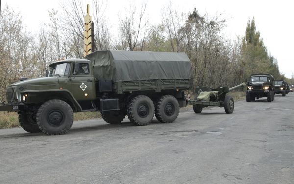 Отвод военной техники в ДНР