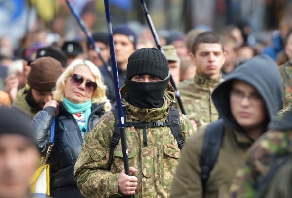 Акции в украинских городах в День защитника Украины