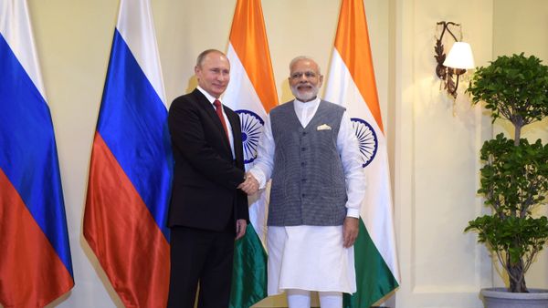 Визит президента РФ В. Путина в Республику Индию (Гоа)