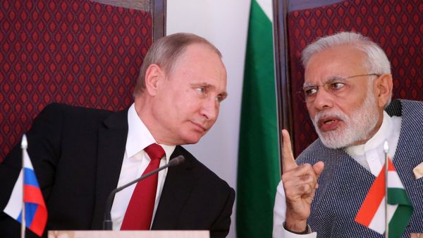 Визит президента РФ В. Путина в Республику Индию (Гоа)