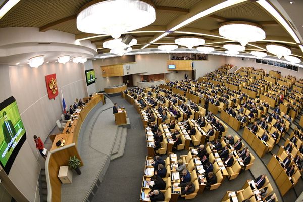 Пленарное заседание Госдумы РФ