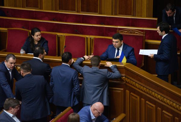 Заседание Верховной рады Украины