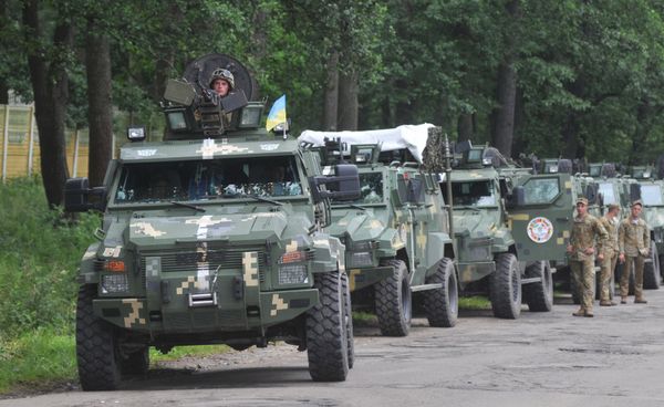 Международные военные учения Rapid trident-2016 во Львовской области