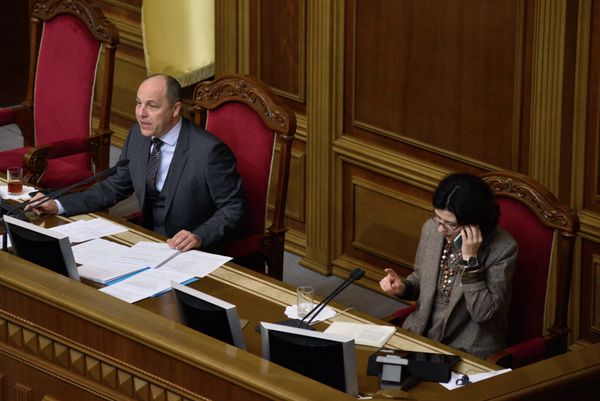 Заседание Верховной рады Украины