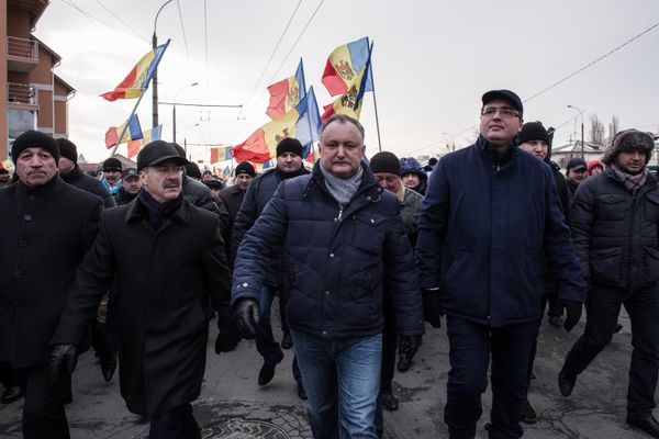 Протестные акции оппозиции в Кишиневе