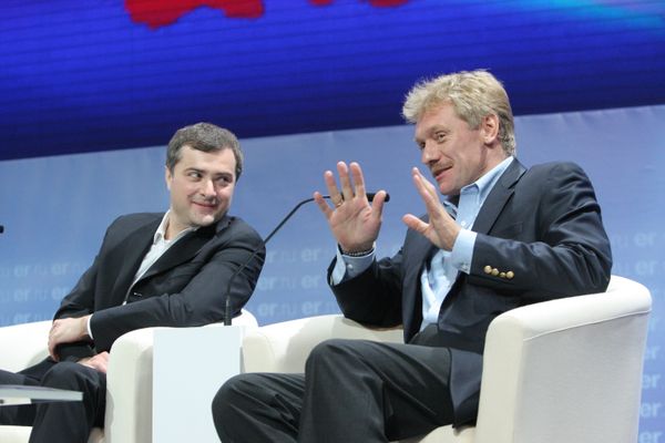 Владислав Сурков и Дмитрий Песков