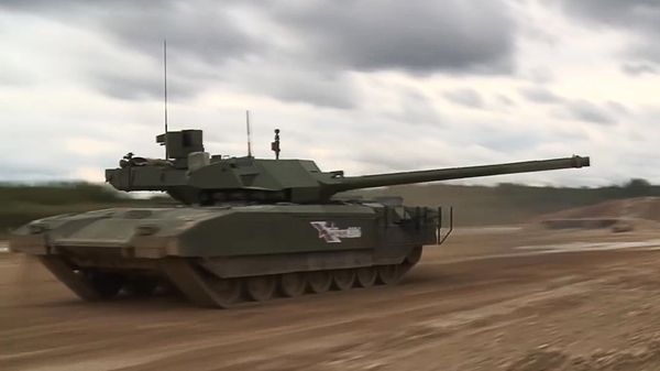 Демонстрация танка Т-14 Армата