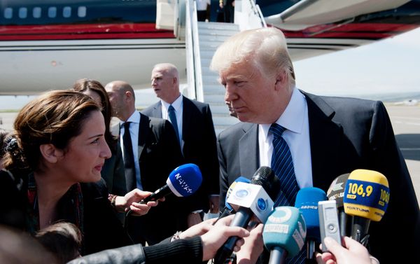 Прибытие американского миллиардера Дональда Трампа в Тбилиси
