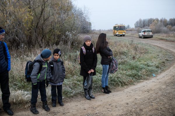 Школьник Айдар Колдашев из омской деревни Сибиляково