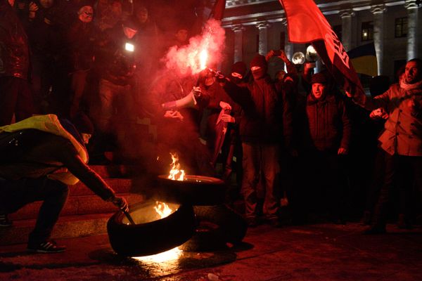 Годовщина начала событий на киевском Майдане Годовщина начала событий на киевском Майдане