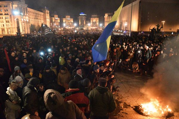 Годовщина начала событий на киевском Майдане