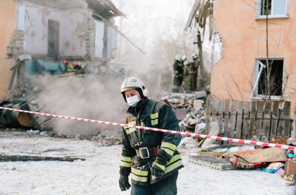 Последствия взрыва газа в жилом доме в Иваново