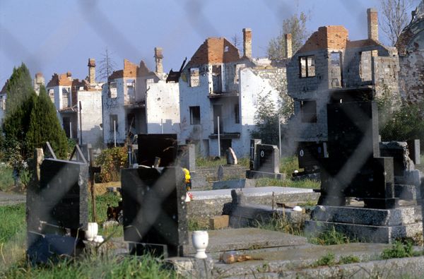 Кладбище города Вуковар