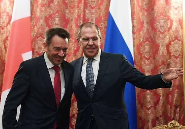 Встреча главы МИД РФ С.Лаврова с президентом Международного комитета Красного Креста П.Маурером