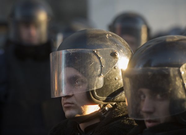 Пикет сторонников евроинтеграции Украины у здания Верховной Рады в Киеве