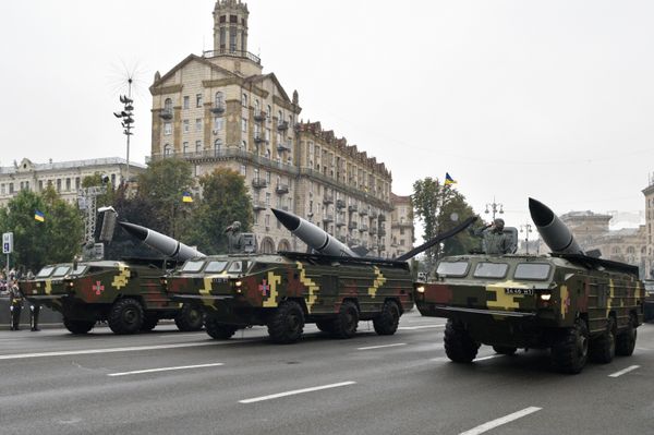 Военный парад по случаю 25-летней годовщины со Дня Независимости Украины
