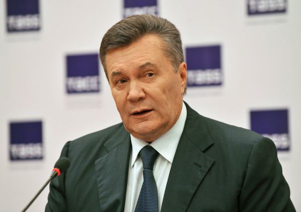 Пресс-конференция экс-президента Украины В. Януковича в Ростове-на-Дону