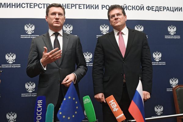 Встреча Александра Новака с Марошем Шефчовичем
