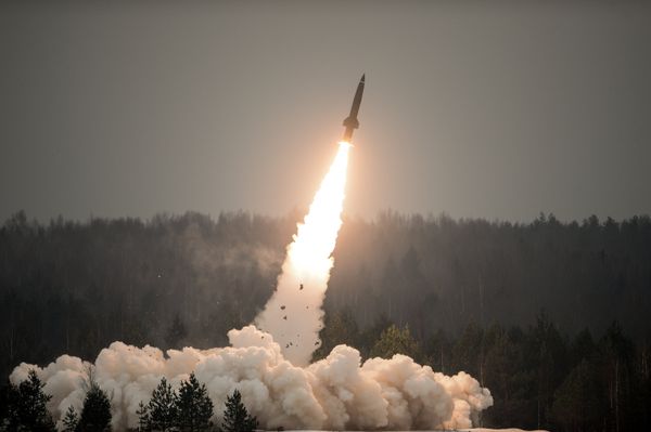 День ракетных войск и артиллерии на полигоне Луга в Ленинградской области