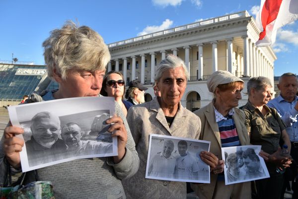 Акция памяти журналиста Павла Шеремета в Киеве