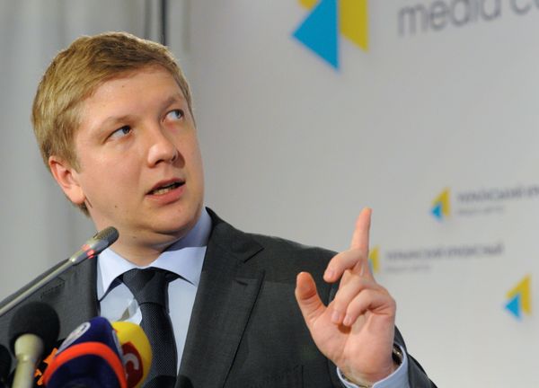 Пресс-конференция главы НАК Нафтогаз Украины Андрея Коболева