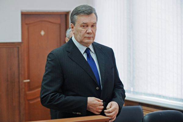 Допрос В. Януковича в режиме видеоконференции в качестве свидетеля по делу о беспорядках в Киеве в феврале 2014 года Допрос В. Януковича в режиме видеоконференции в качестве свидетеля по делу о беспорядках в Киеве в феврале 2014 года