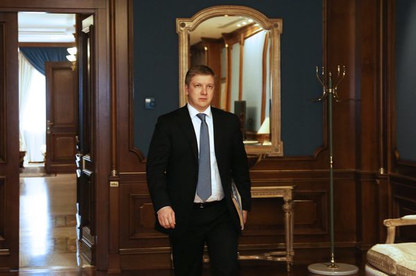 Встреча глав ОАО Газпром и НАК Нафтогаз Украины Алексея Миллера и Андрея Коболева