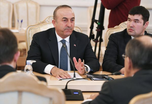 Встреча глав МИД России, Ирана и Турции
