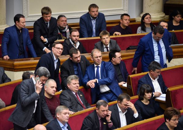 Заседание Верховной рады Украины
