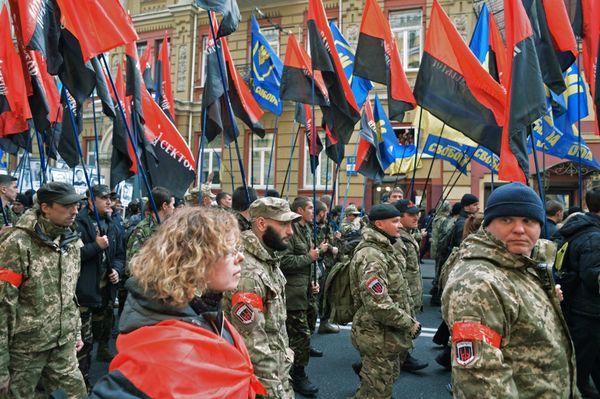 Акции в украинских городах в День защитника Украины