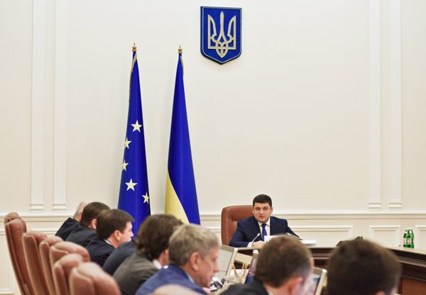 Министр топлива и энергетики Украины Игорь Насалик на заседании Кабинета министров Украины