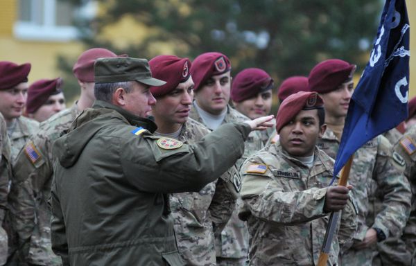 Закрытие американо-украинских учений на Украине Закрытие американо-украинских учений на Украине