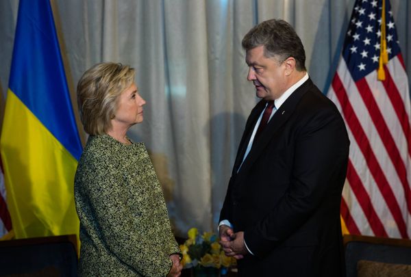 Встреча президента Украины П. Порошенко с Х. Клинтон Встреча президента Украины П. Порошенко с Х. Клинтон