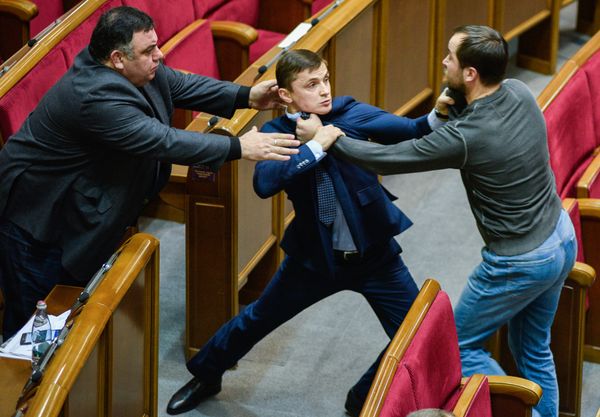 Заседание Верховной рады Украины