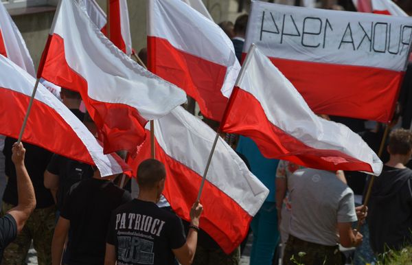 Марш памяти жертв Волынской резни в Польше