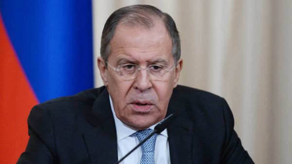 Встреча глав МИД РФ и Венгрии С. Лаврова и П. Сиярто