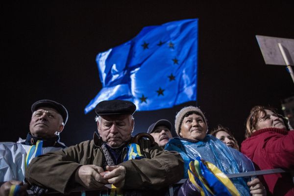 Митинг сторонников евроинтеграции Украины в Киеве Митинг сторонников евроинтеграции Украины в Киеве