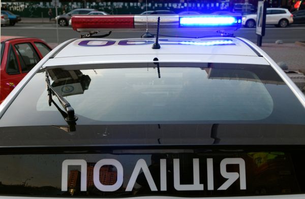 Сотрудники Украинской полиции в Киеве