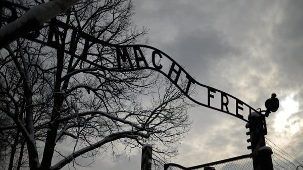 Бывшие узники концентрационного лагеря Аушвиц посетили музей Аушвиц-Биркенау