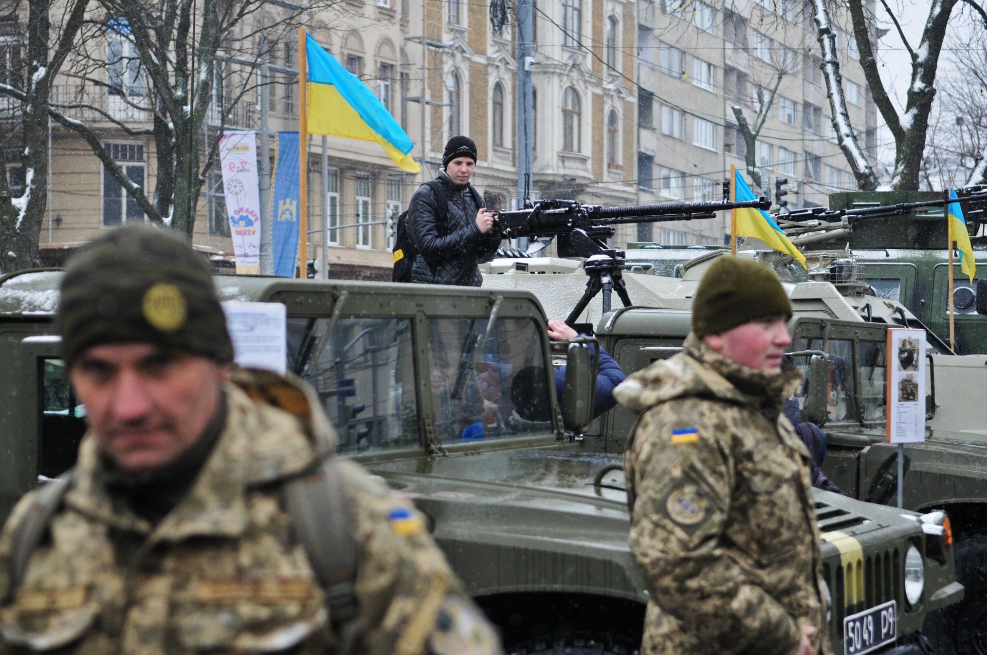 Празднование 25-й годовщины Вооруженных сил Украины во Львове - РИА Новости, 1920, 16.12.2017
