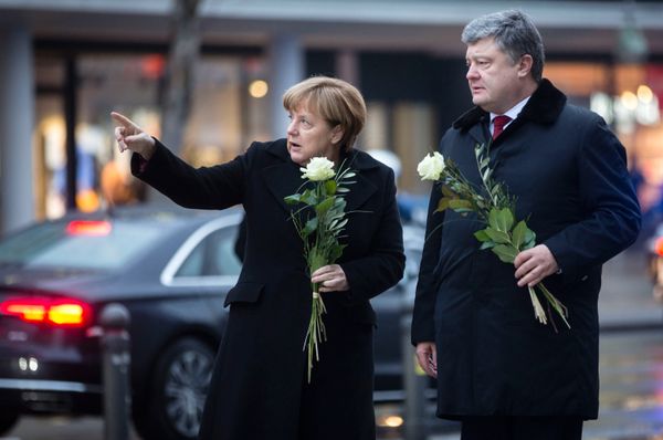Рабочий визит президента Украины П. Порошенко в Германию Рабочий визит президента Украины П. Порошенко в Германию