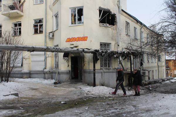 Ситуация после обстрелов в Донецке