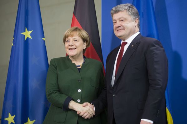 Рабочий визит президента Украины П. Порошенко в Германию