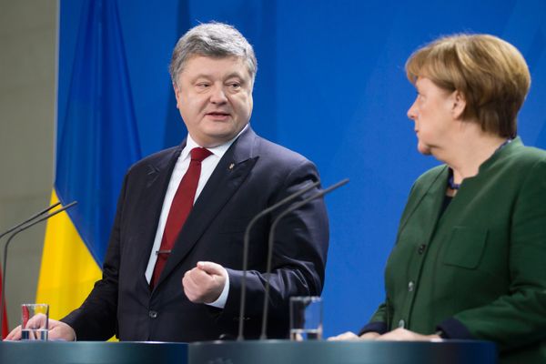 Рабочий визит президента Украины П. Порошенко в Германию